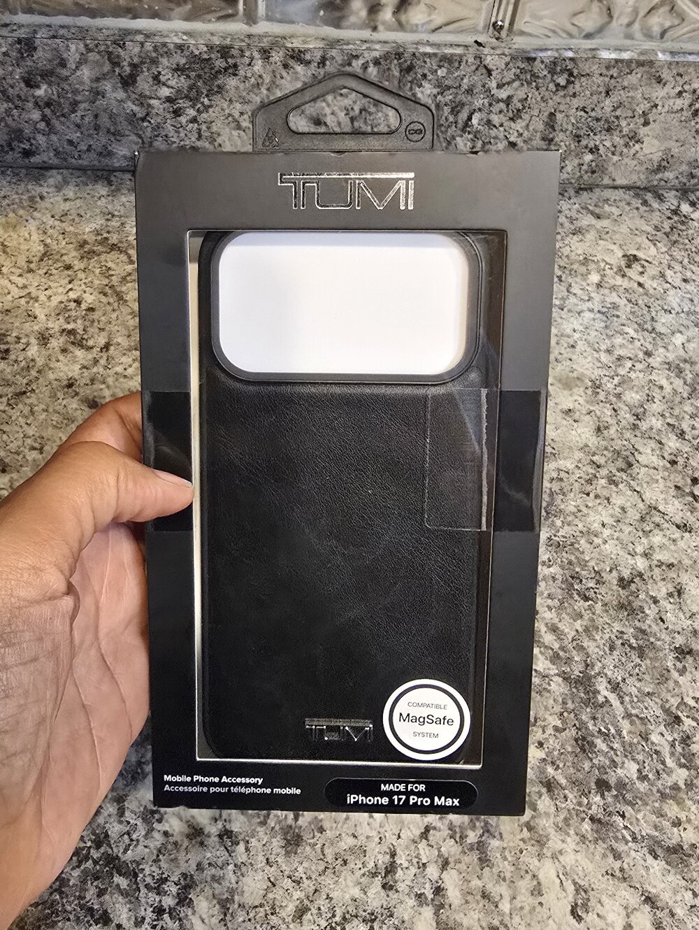 New TUMI Apple iPhone 17 Pro Max Magsafe Phone Black Case